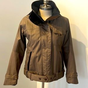 Columbia brown snowboard and ski coat jacket